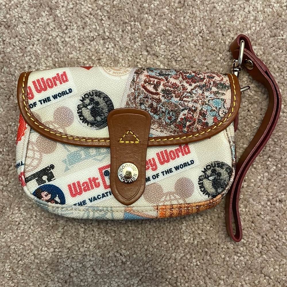 Dooney and Bourke Disney World 40th Anniversary wristlet